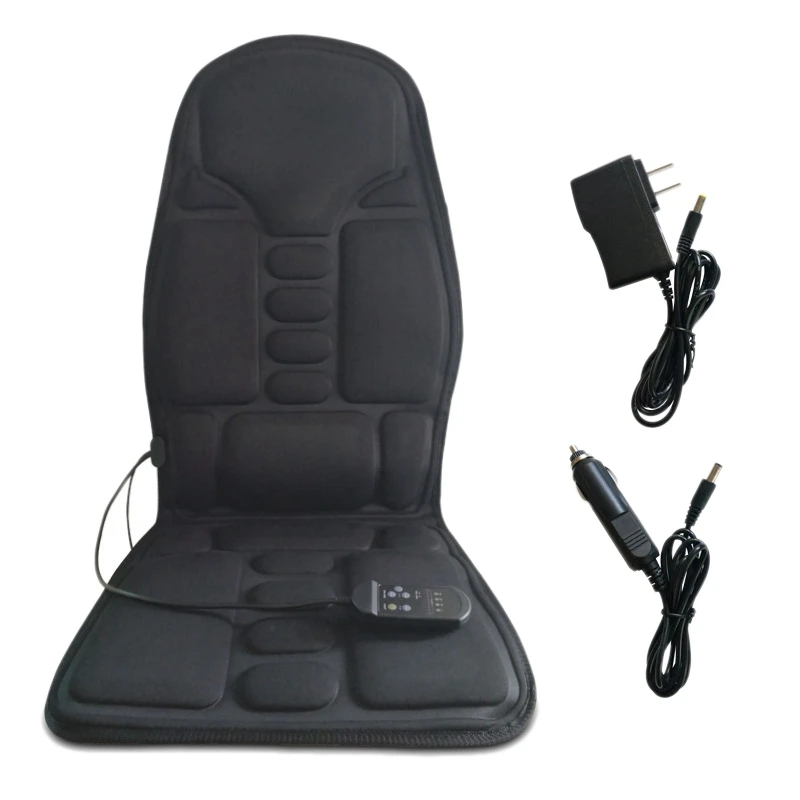 

Electric Heating Full Body Massage Chair Office Massage Lumbar Neck Pain Relief Vibration Stimulation Cushion EU Plug