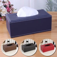 dining table leather tissue box hotel car pumping paper storage box home dining table tissue storage box decoration