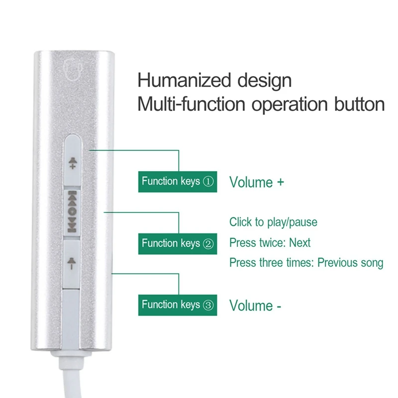 Внешняя звуковая карта Usb-C/Type-C 3 5 мм Jack Hifi Magic Voice 7 1 канальный аудио конвертер