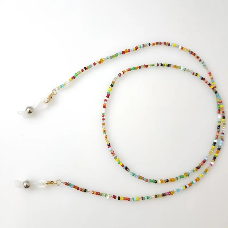 

Bilandi Fashion Colorful Plastic Beads Sunglasses Chain Women Reading Glasses Hanging Neck Chain Eyeglasses Strap