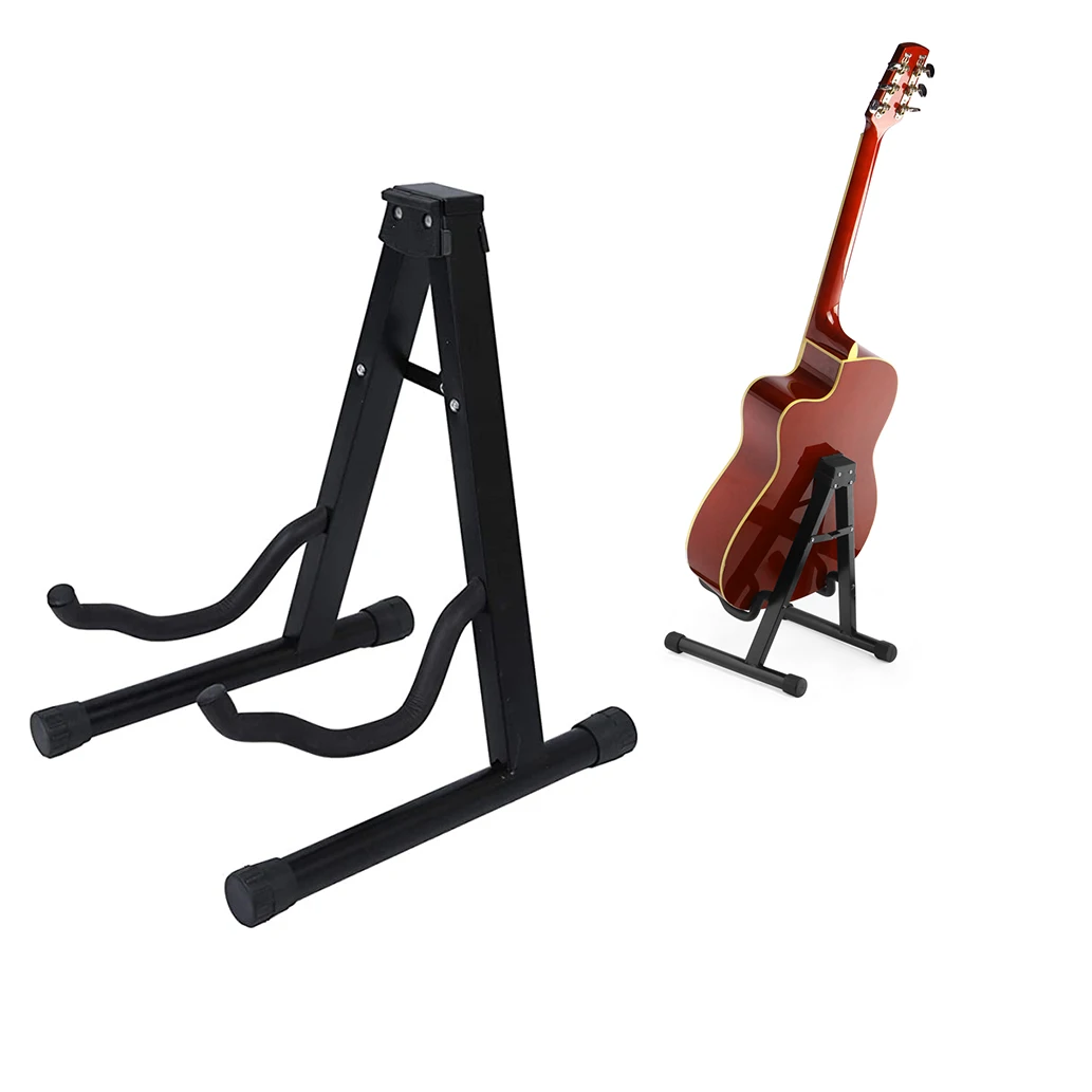 

Portable Folding Tripod Guitar Stand String Instruments Holder for Acoustic Electronic Guitar Bass Ukulele Violin Cello