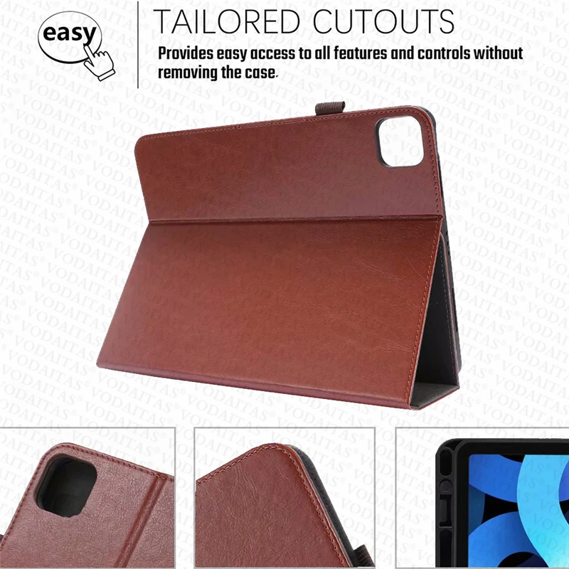 

For iPad Air 4 Case for iPad air 2020 Case 10.9 Inch (4th Generation ) Smart cover with Pencil Holder funda ipad 2020