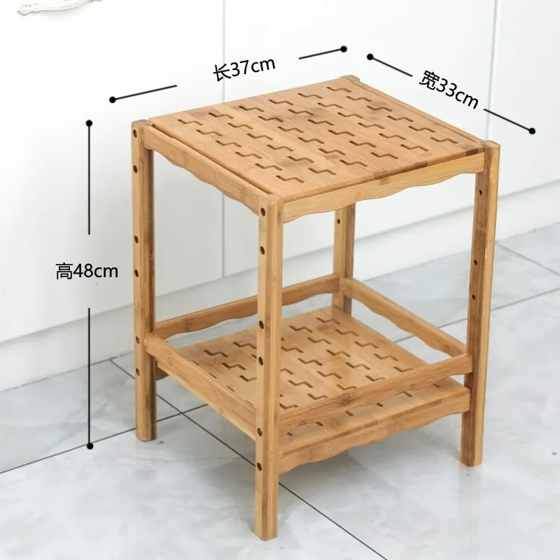 

Reinforced Bamboo Drinking Rack Large Bucket Rack Maifan Stone Bucket Rack Low Rack Cup Holder Kettle Shelf
