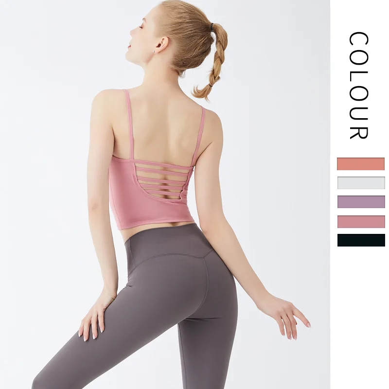 

Seamless Fitness Women Underwear Beautiful Back Sports Breathable Quick-Drying Running Sport Bras Yoga Female Sportswear 2021