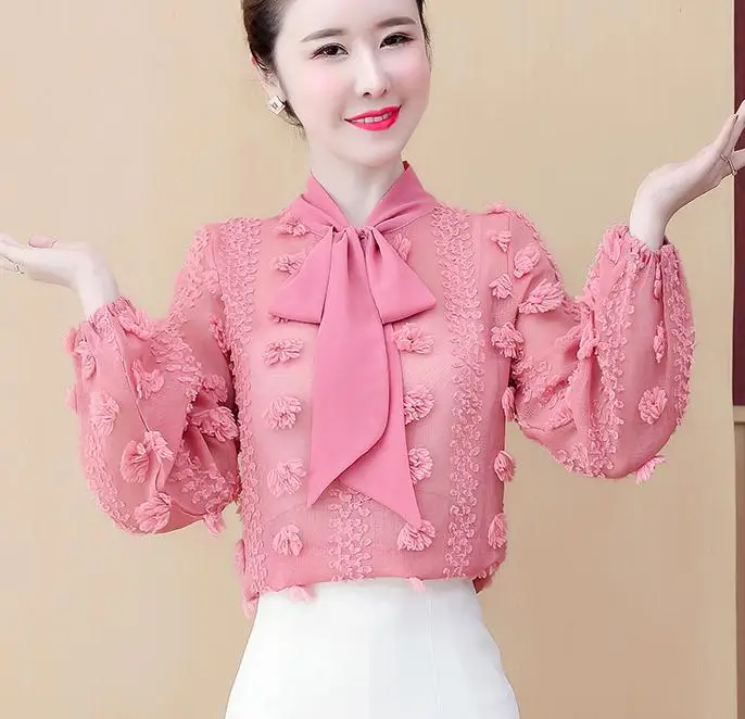

2020 Women in spring and autumn Summer with New style fashion Long sleeve round collar shirt