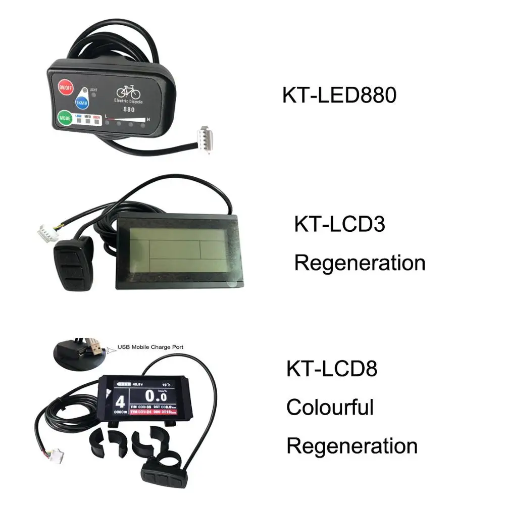 KT LCD 3 8 светодиодный 880 Дисплей 24V 36V 48V 60V 72V интеллектуальная Водонепроницаемая ЖК