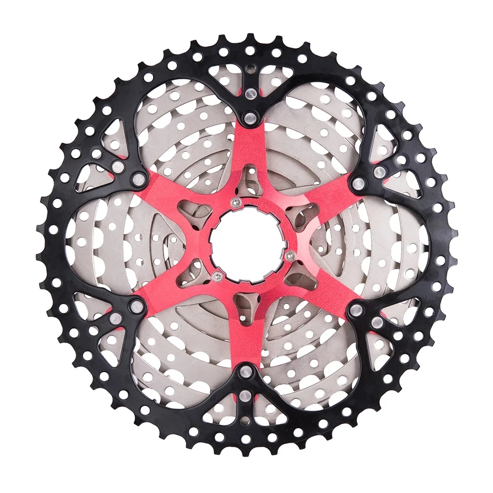 Велосипедная кассета SUNSHINE MTB 9 скоростей 11-46 т для горного велосипеда S с передним