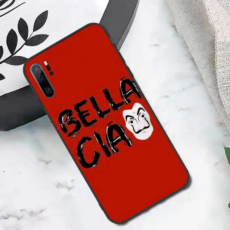 

La Casa De PapelMoney Heist Tees TV Phone Case For Huawei honor Mate P 10 20 30 40 i 9 8 pro x Lite smart 2019 nova 5t