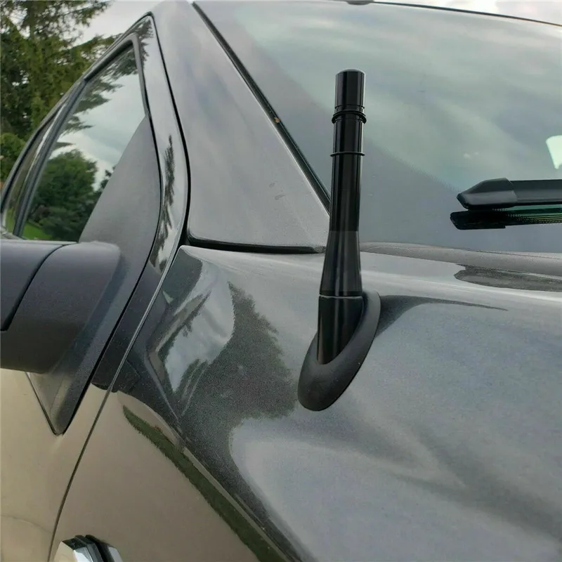 

Автомобильные аксессуары, алюминиевые винтовые короткие Автомобильные Антенны из углеродного волокна, автомобильная радиоантенна, универ...