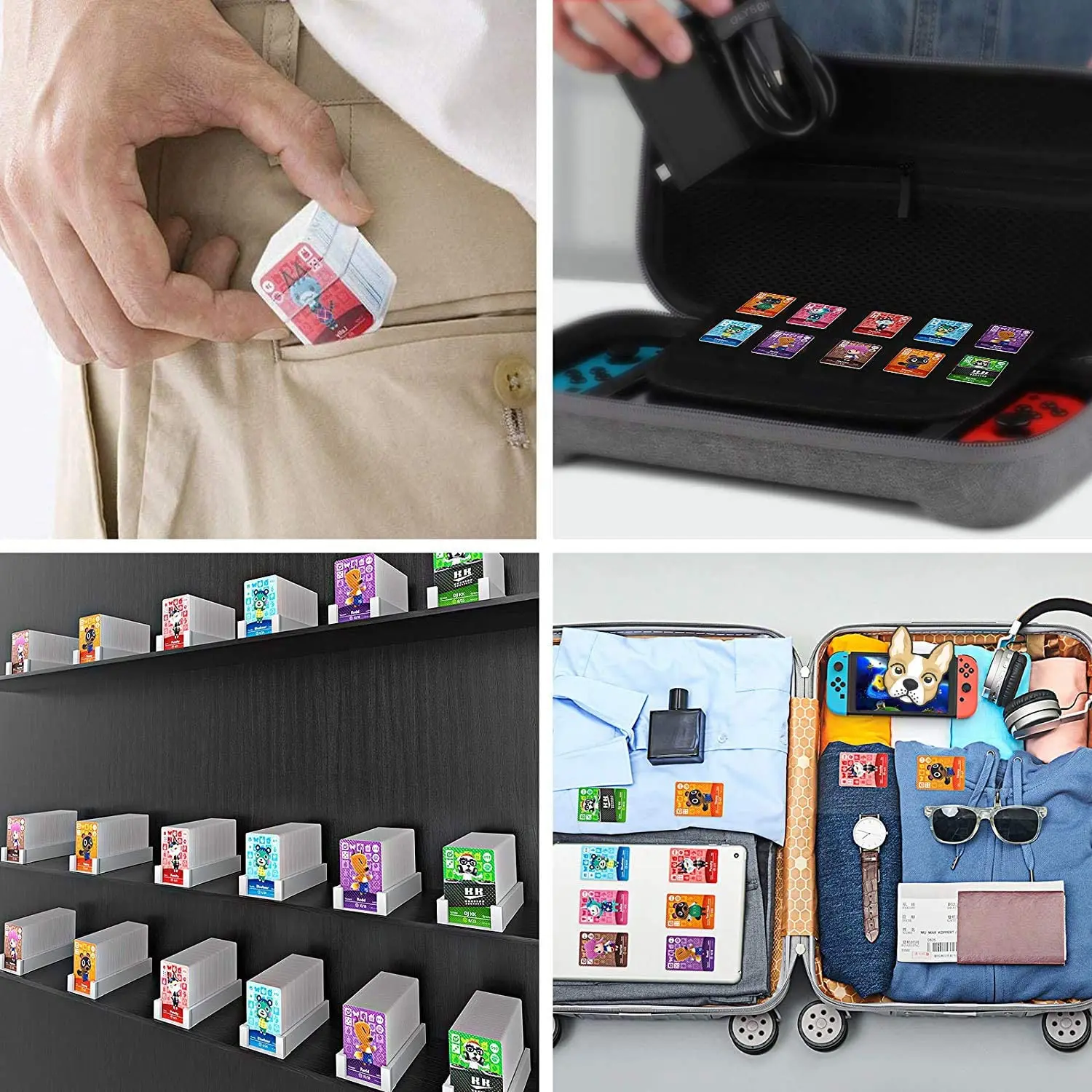 

Animal Crossing 24pcs Villagers Game Cards Ntag215 Tags NFC Game Cards NS Switch WiiU With Crystal Box