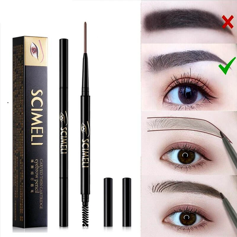 Подводка для бровей макияж глаз 1 5 мм супер тонкий карандаш водостойкая