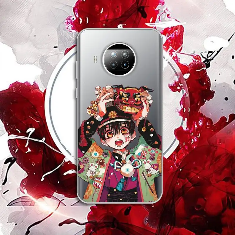 

Anime Toilet Bound Hanako Kun Phone Case Transparent for Xiaomi Redmi note 10 t 8 9 pro lite 11