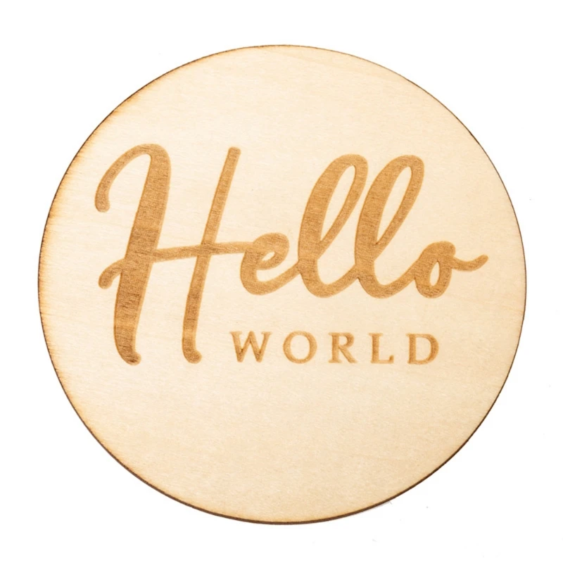 Tarjeta de Evento de beb&eacute; de madera, tarjetas de grabaci&oacute;n de crecimiento mensual para reci&eacute;n nacido, tarjetas conmemorativas de nacimiento hechas a mano, accesorios de fotograf&iacute;a-5