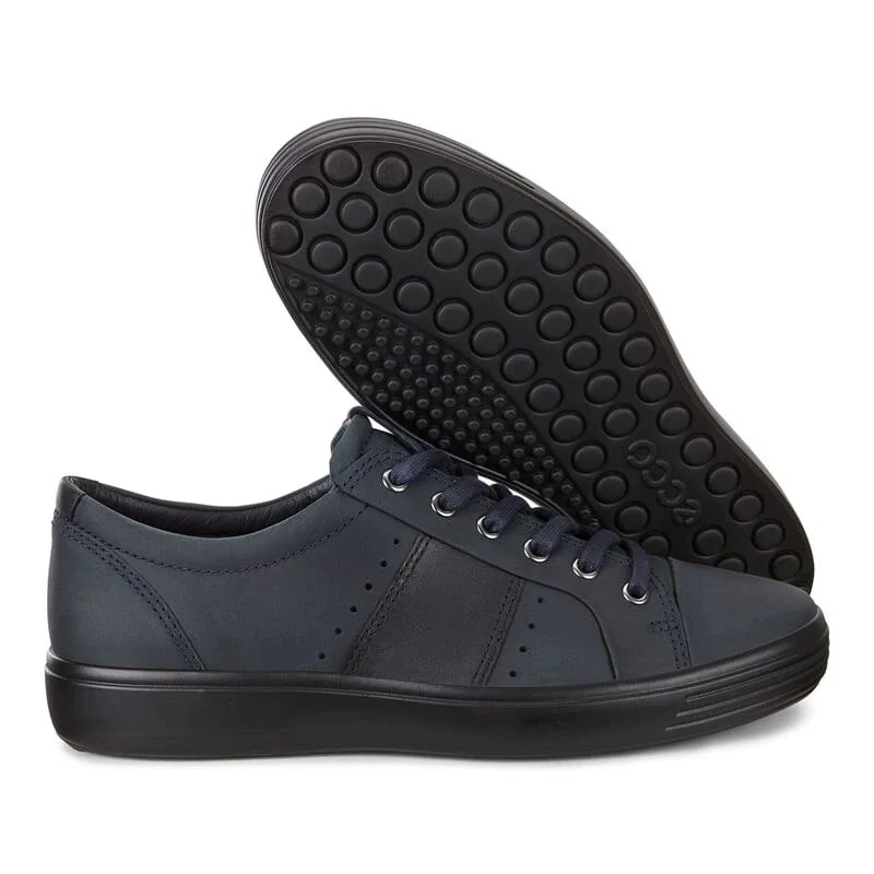 ECCO Men Oxford/Shoes 44033450545 ECCO SOFT 7 M MARINE/BLACK - купить по  выгодной цене | AliExpress