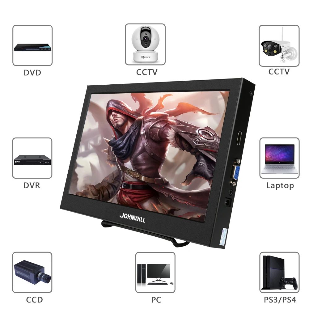 11,6 дюймов 1366*768 VGA портативный монитор для PS3 xbox PS4 HDMI lcd не сенсорный экран для ПК ноутбука