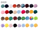 10 парт 34 цвета мини 2,3 ''уши мыши для праздничные волосы Scrunchies шикарные детские головные уборы ручной работы для девочек DIY аксессуары для волос