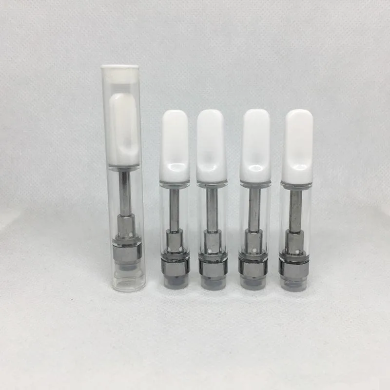 

10pcs CC-ELL Ceramic Vape Cartridge 0.5ml 1.0ml Pyrex Glass Atomizer CBD Cartridge Tank for 510 Battery Thick Oil vape pen