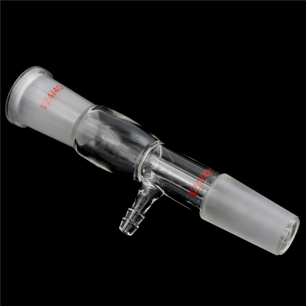 

Glass Vacuum Straight Tube 24/40, Gas Inlet Adapter Lab GlasswareTake-off Adapter