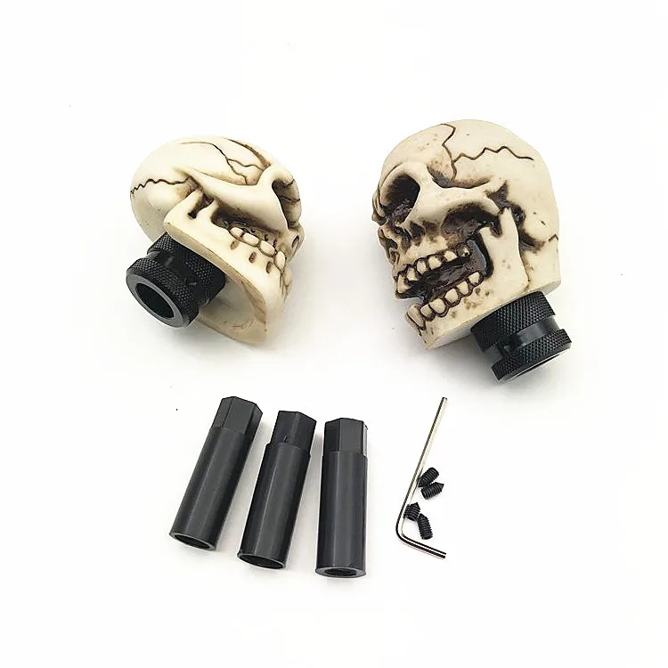 Universal Skull Resin Manual Gear Shift Knob Car Shifter Stick Lever Fit For BMW Ford Passat Honda Audi Toyota | Автомобили и