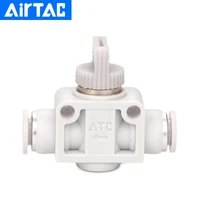 airtac pneumatic accessories speed control series manual valve ahvff468101214 tube fittings