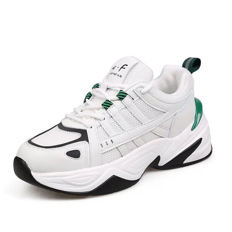 

Women's Sports Shoes Thick-soled Old Shoes Platform Round Toe Breathable Casual Women Fashion Vulcanized Shoes Zapatillas Mujer