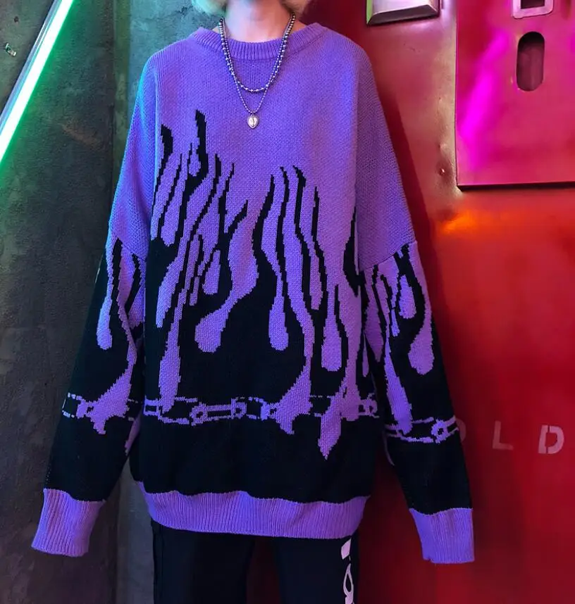 Осенне-зимний свободный свитер с рукавом летучая мышь | Женская одежда