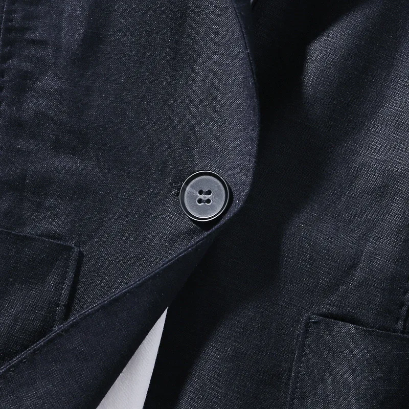 

Japanese Quality Tribute Needle Linen Solid Color Temperament Slim One-button Small Suit Autumn And Winter New Jacket Women B240