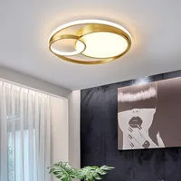 Nordic copper bedroom ceiling lamp modern minimalist home light luxury creative restaurant lighting room net red lighting