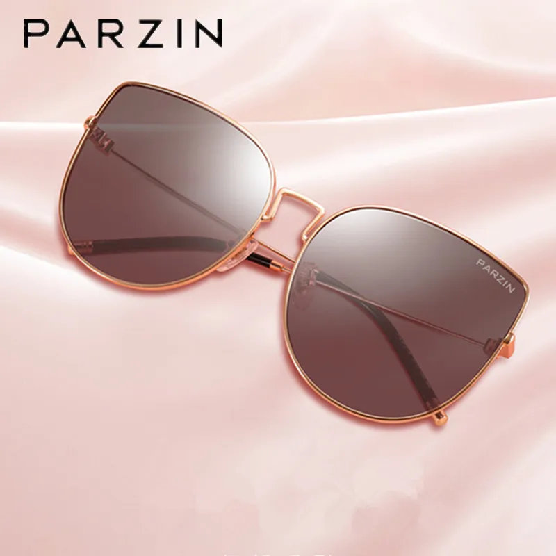 PARZIN роскошные женские солнцезащитные очки высокого качества с большой оправой