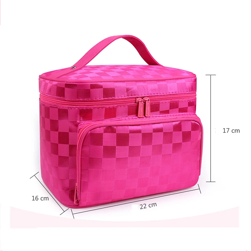 Нейлоновая косметичка для мужчин и женщин Большая водонепроницаемая органайзер