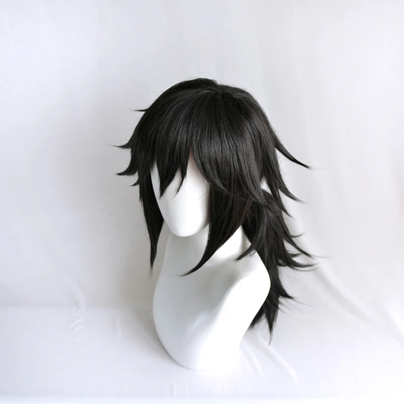 Парик для косплея аниме рассекающий демонов термостойкий волосы из волокна и