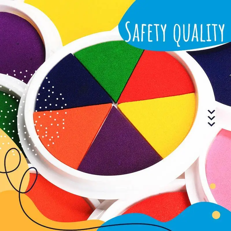 

6/12 Colors Funny Finger Painting Kit DIY Finger Painting Craft Cardmaking For Kids Education Drawing Toys Interactive Toys