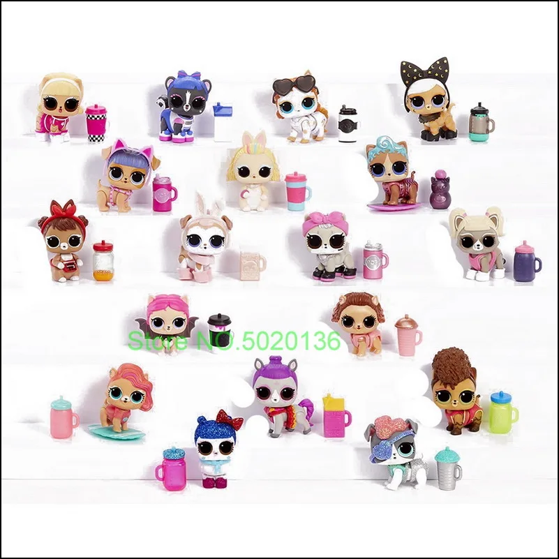 Л. О. Сюрприз! Оригинальные куклы Lil Pet LOL Меняющие цвет коллекционные лучшие