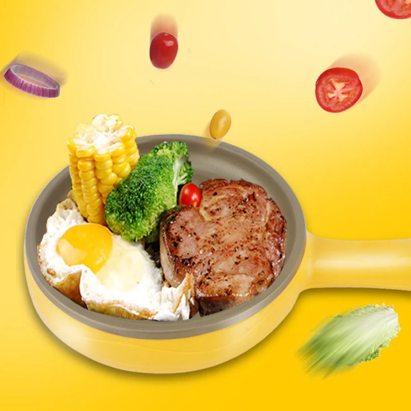 2 в 1 многофункциональная электрическая сковорода яйцеварка бойлер пароварка