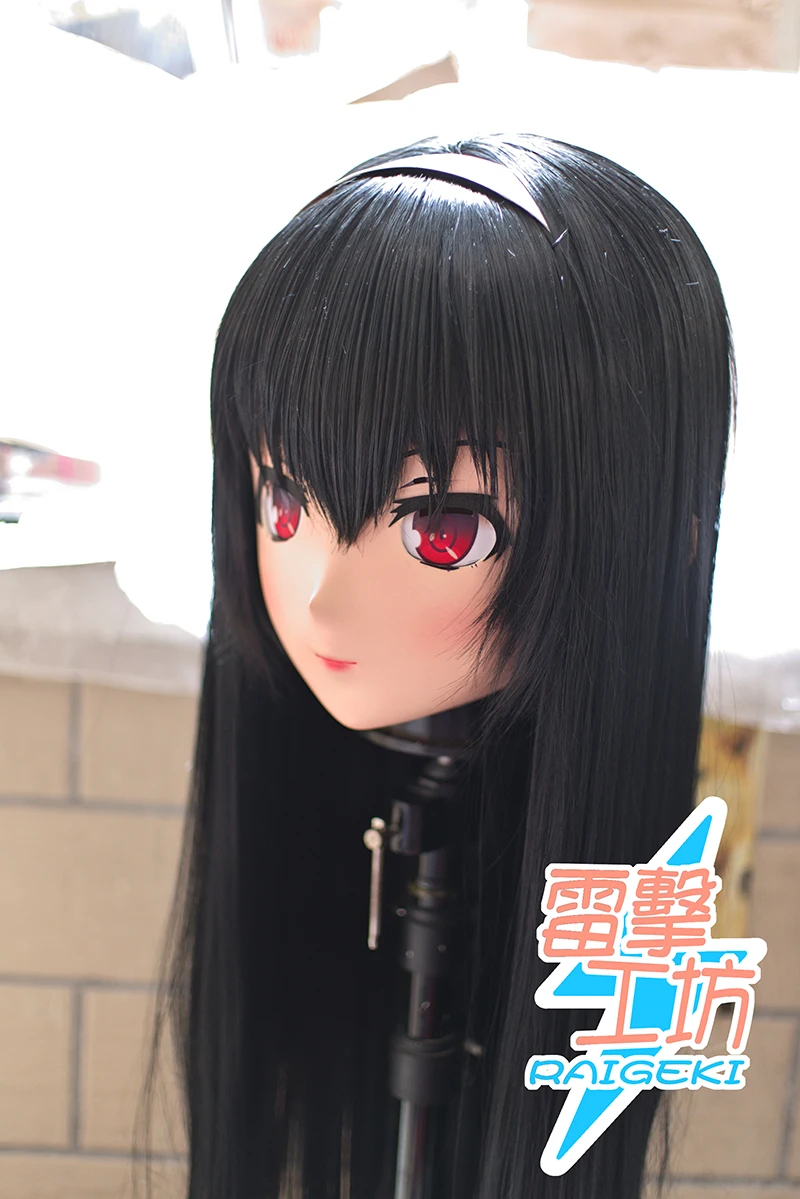 

(RAIGEKI MAKS 108) Silicone Helloween Head Mask Crossdressing BJD DOLL Kigurumi Anime Kasumigaoka Utaha Cosplay Mask