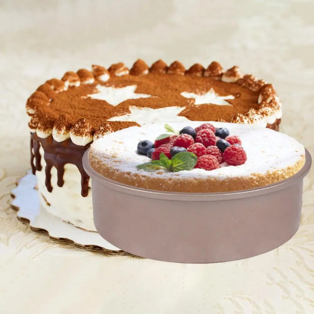 Антипригарная круглая форма для торта из нержавеющей стали противень выпечки