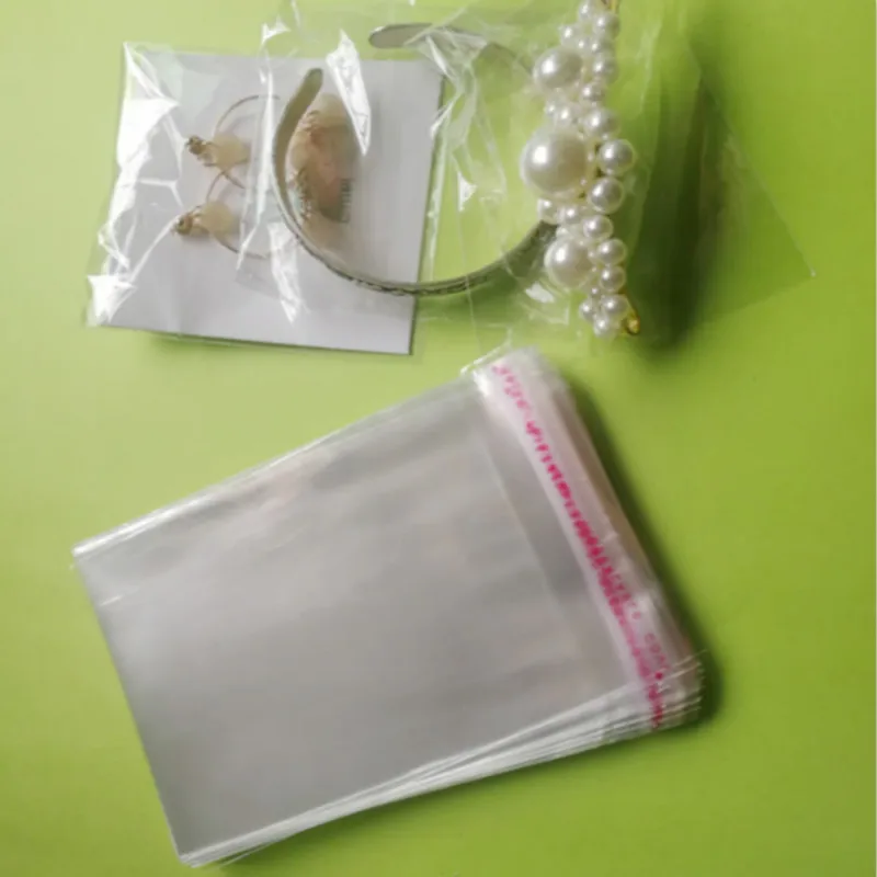 Прозрачный из целлофана с застежкой/BOPP/поли мешки 14*18 см прозрачный Opp мешок