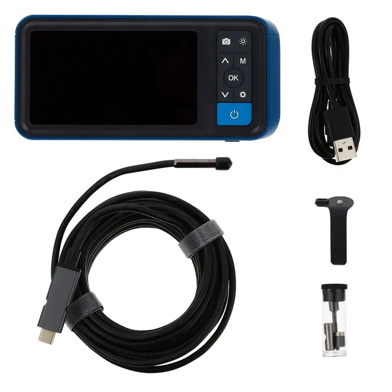 Автомобильный цифровой Бороскоп с двумя объективами и ЖК-камерой высокой