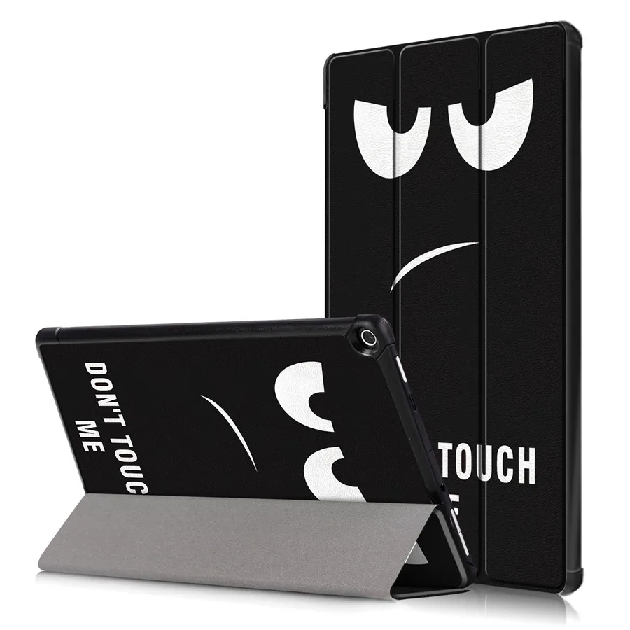 Тонкий умный кожаный чехол книжка для Amazon Kindle Fire HD 10 2019 1 дюймов HD10 2017 Чехол +