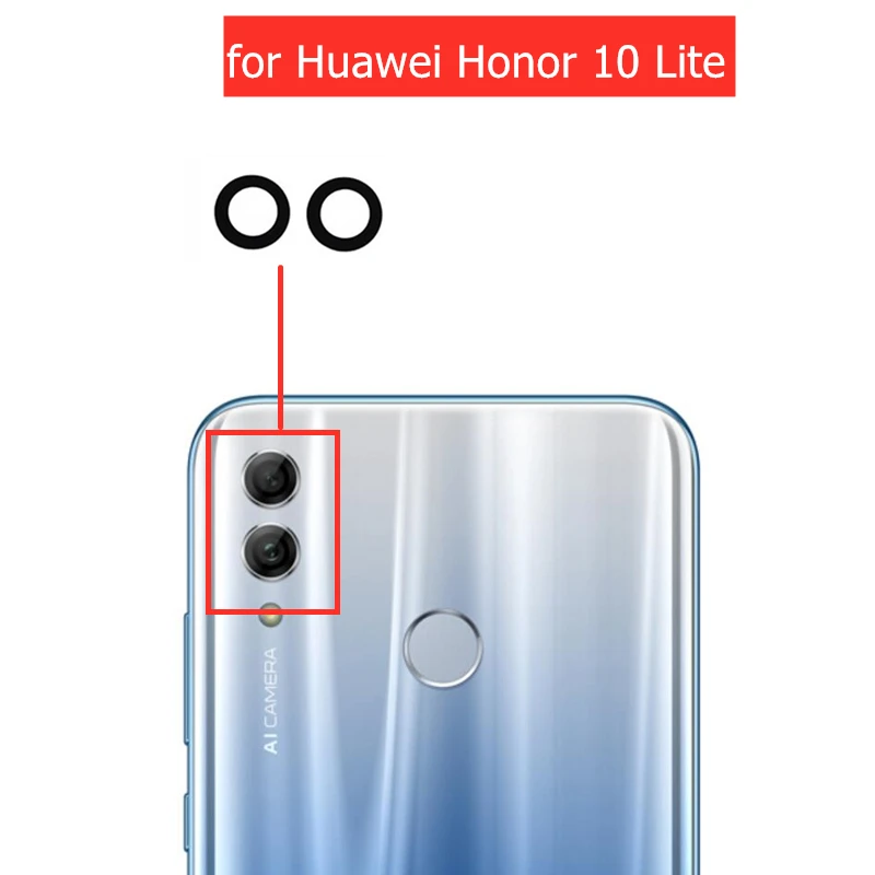 Стекло для задней камеры Huawei Honor 10 Lite 2 шт. стекло с клеем запасная ремонтная