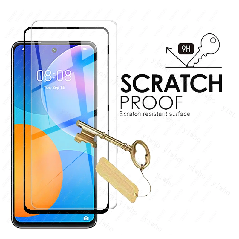 Закаленное стекло для Huawei P Smart 2021 защита экрана камеры P40 Lite 5G P40lite E P30 Y5P Y6P Y7P Y8P |