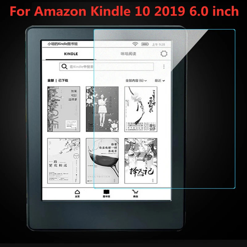 

Tempered Glass Screen Protector For Amazon Kindle 10 2019 6.0 Inch Tablet Protective Film