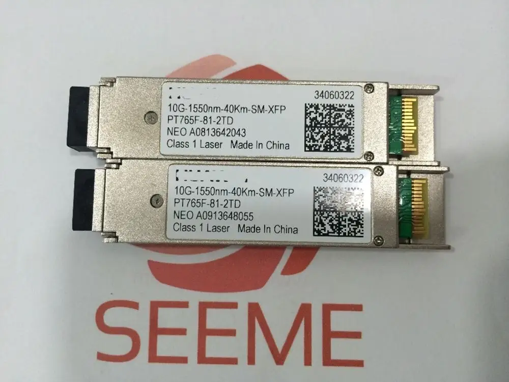 Волоконно оптический трансивер HW PT765F 81 2TD 10G 1550nm 40km SM XFP|transceiver| |