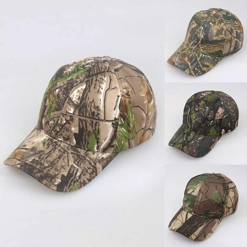 

Outdoor Camouflage Hat Plain Baseball Caps Sunscreen Quick-Drying Cap Jungle Leaves Men And Women Camouflage Baseball Cap Hats