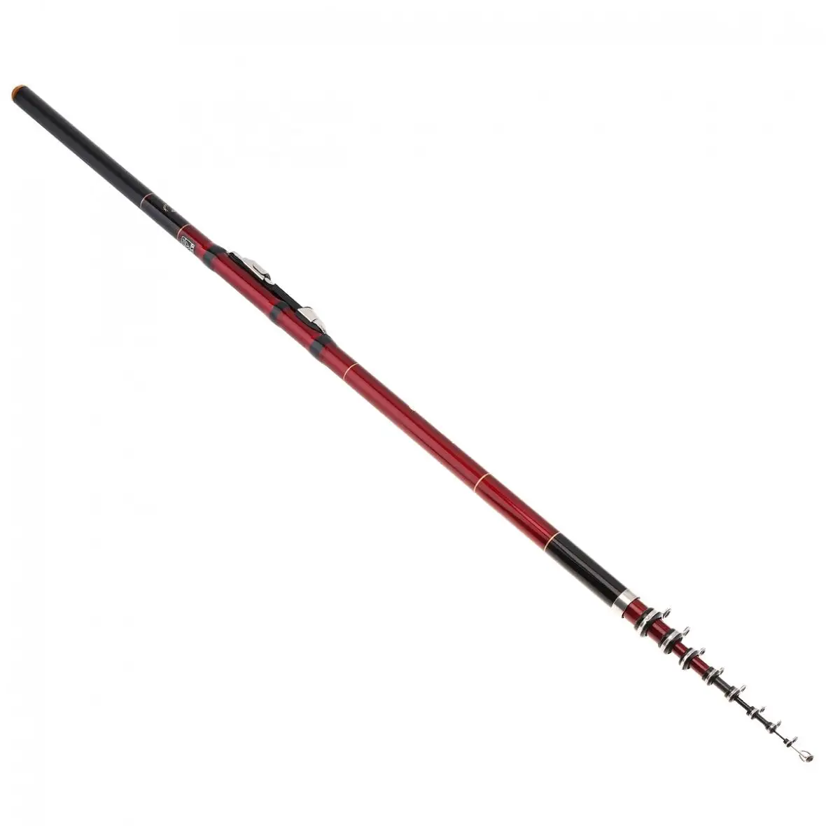 Телескопическая рыболовная удочка 4 5 м 8 секций из углеродного волокна гладкая и