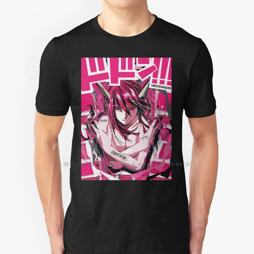 

Lucy – Elfen Lied - Queen Diclonius Design ー Editon T Shirt 100% Pure Cotton Neotokio3 Elfen Lied Lucy Rūshī Lucy Diclonius Lucy