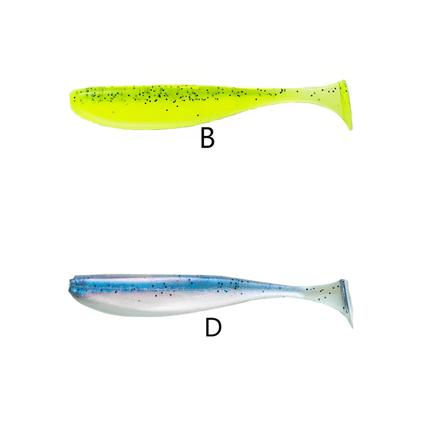 LEDAOFISH 10 шт./лот мягкие приманки силиконовая наживка 7 см Товары для рыбалки