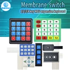 1 3 4 5 12 16 20 кнопочный мембранный переключатель 1x4 1x5 4x4 4x5 клавиш матричный массив клавиатура Панель управления клавиатурой DIY комплект для Arduino