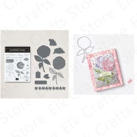 flower metal cutting dies and stamps for diy scrapbooking paper making crafts template handmade decoration new arrived 2021