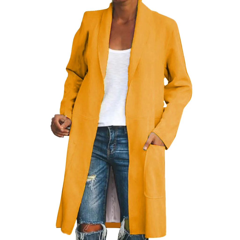 Женская Повседневная Верхняя одежда с длинным рукавом пальто свитер кардиган